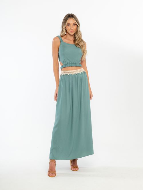 Conjunto Twill Summer - Verde Alga