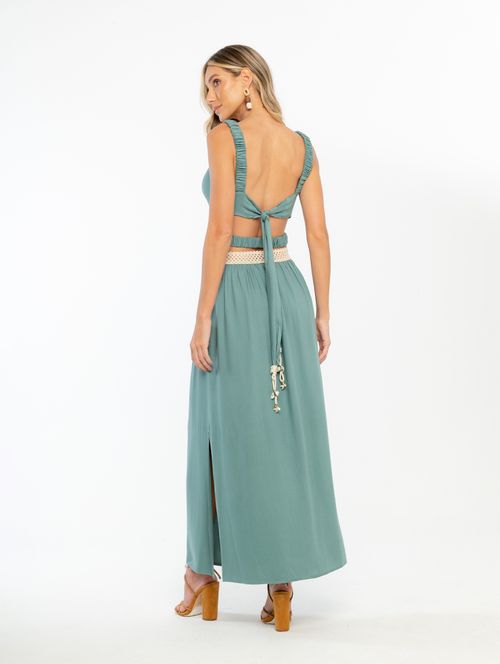 Conjunto Twill Summer - Verde Alga
