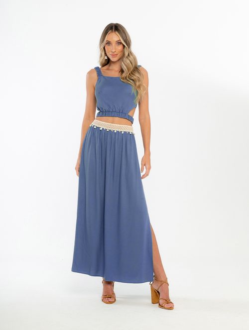 Conjunto Twill Summer - Azul Indigo