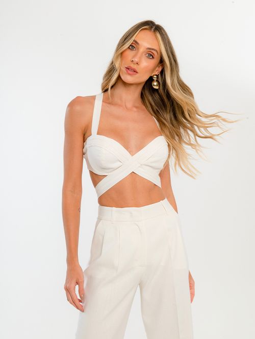 Cropped Amarração - Off White
