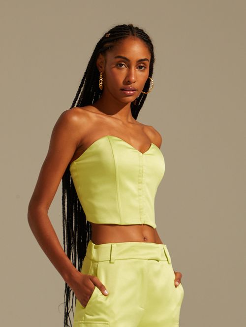 Corselet Cetim - Lima
