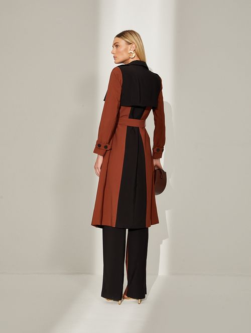 Trench Coat Bicolor