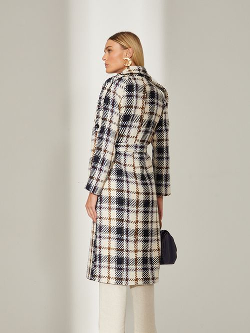Trench Tweed Xadrez