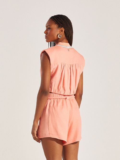 Short Mix Textura - Living Coral
