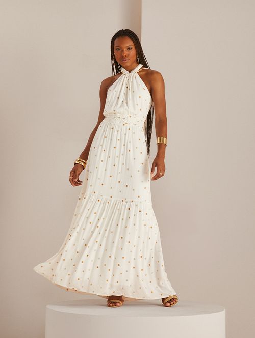 Vestido Luxo Poa Metallic