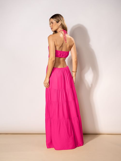 Vestido Longo Summer - Pink