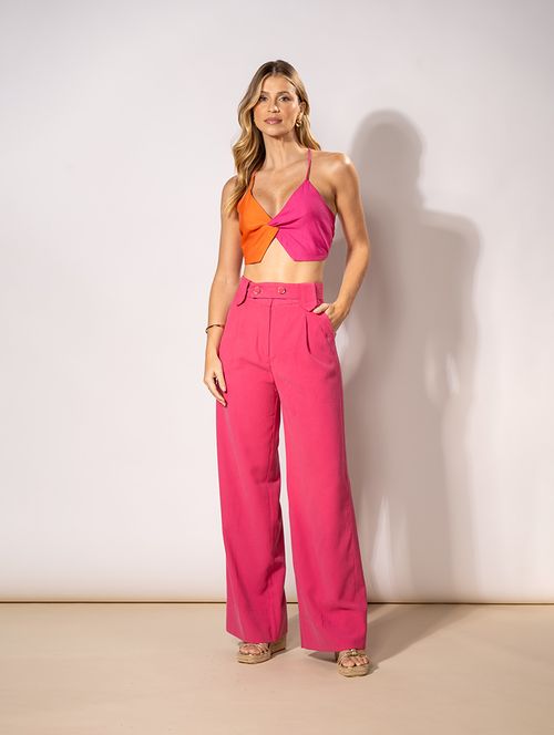 Calça Alfaiataria Cool - Pink