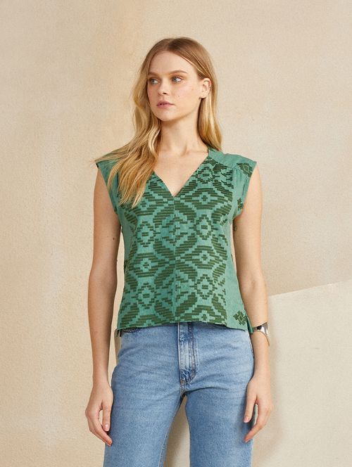 Blusa Linho Green