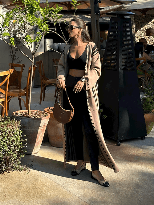 Maxi Kimono Jacquard
