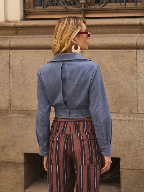 Camisa Linho Modern - Indigo