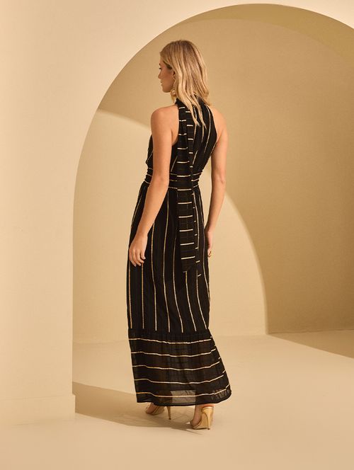 Vestido Bordado Gold