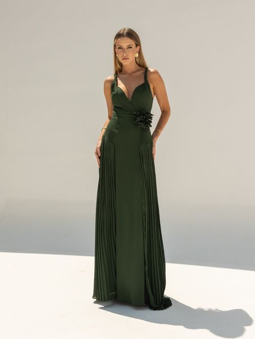 Vestido Longo Party - Verde