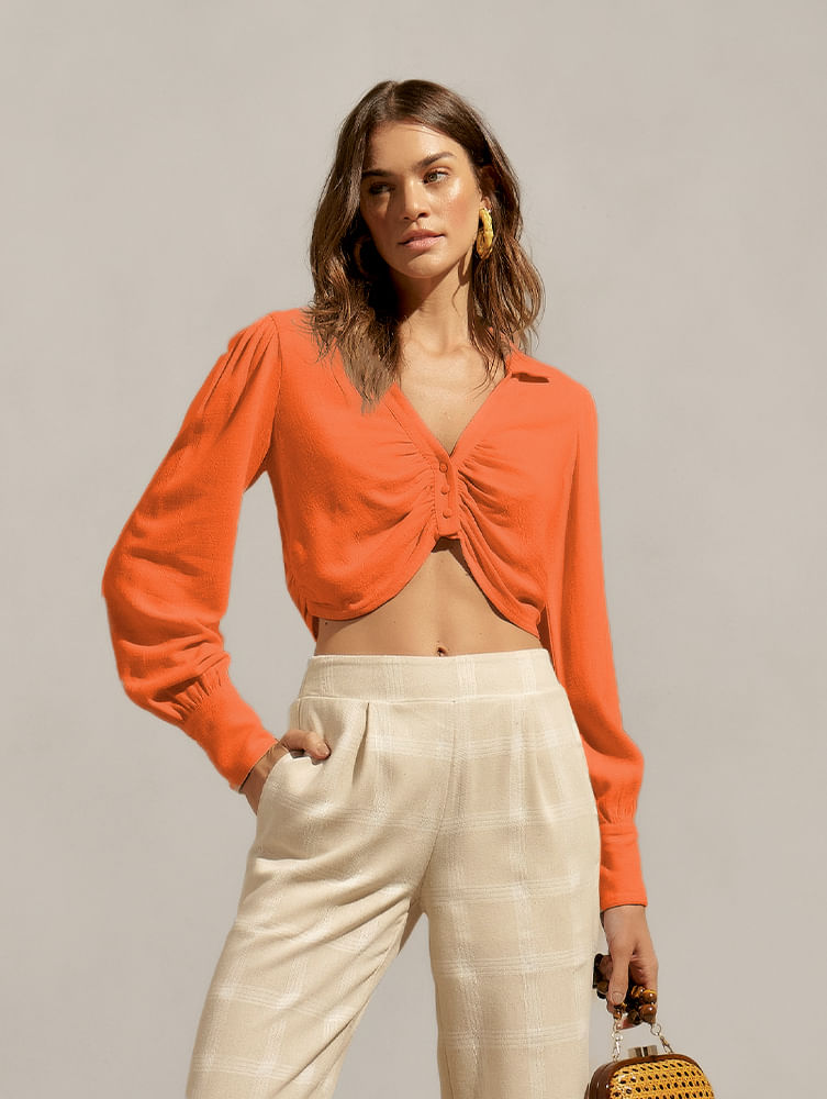 141---V231.57.141---BLUSA-VISCOSE-BOTÕES---LARANJA-01