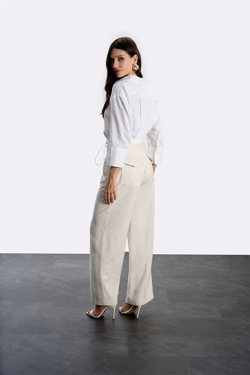 Calça Alfaiataria Moderno - Bege