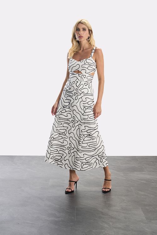 Vestido Pespontos Orgânico