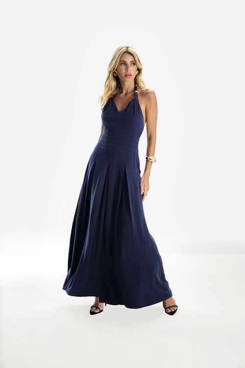Vestido Alça Chic - Marinho