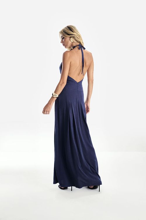 Vestido Alça Chic - Marinho
