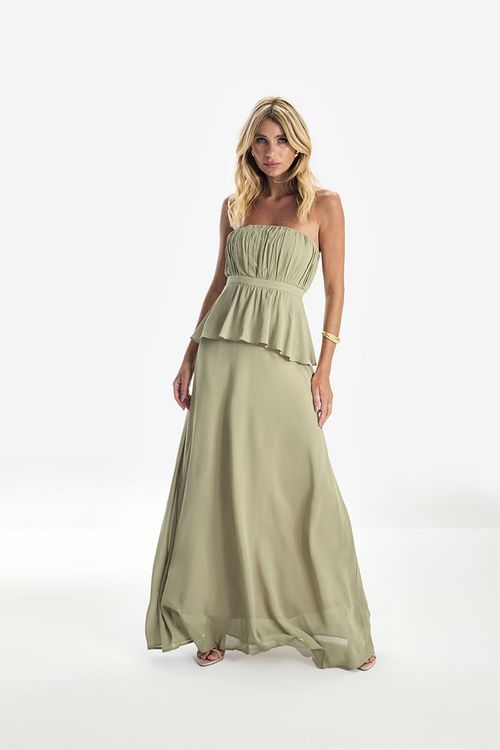 Vestido GGT Fluido - Verde Pistache