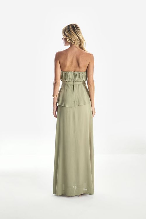 Vestido GGT Fluido - Verde Pistache