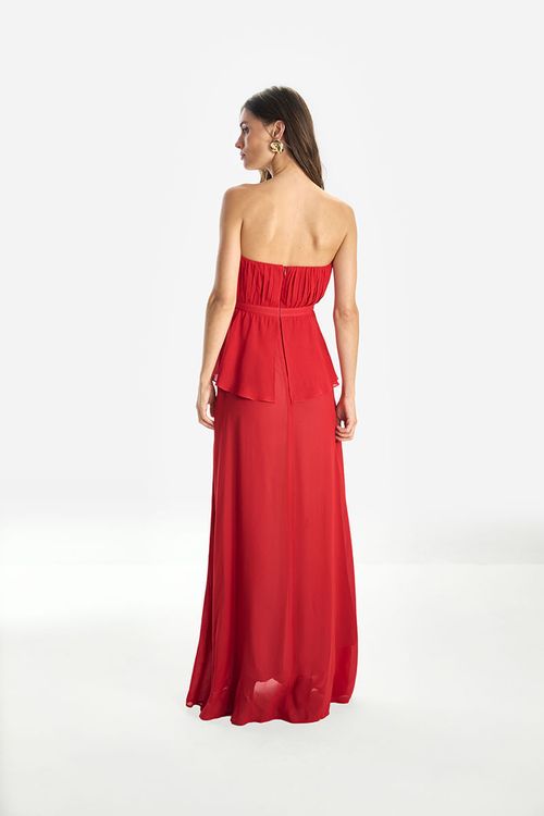 Vestido GGT Fluido - Vermelho Pimenta