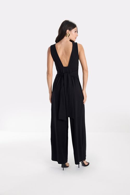 Macacão Textura - Preto