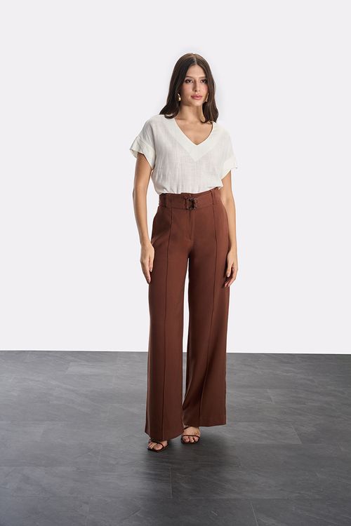 Calça Alfaiataria Moderno - Café