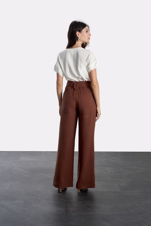 Calça Alfaiataria Moderno - Café