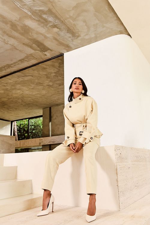 Conjunto New Shape - Cru