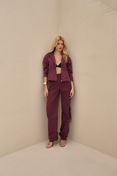 Conjunto Utilitário Chic - Ameixa