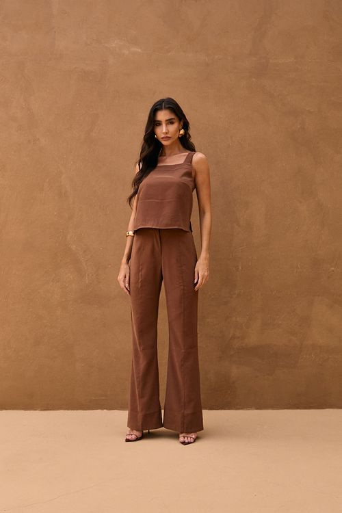 Conjunto Workwear - Marrom
