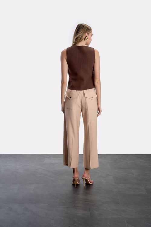 Calça Basic Neutral - Caqui