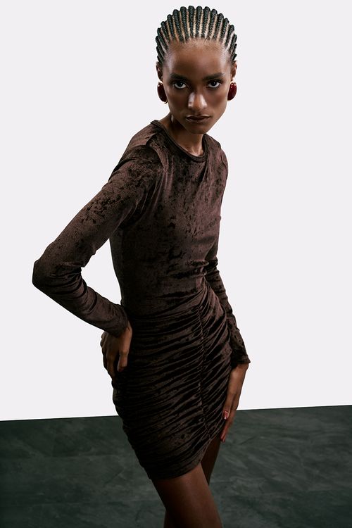 Vestido Midnight City - Marron
