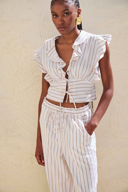 Blusa Stripe - Natural