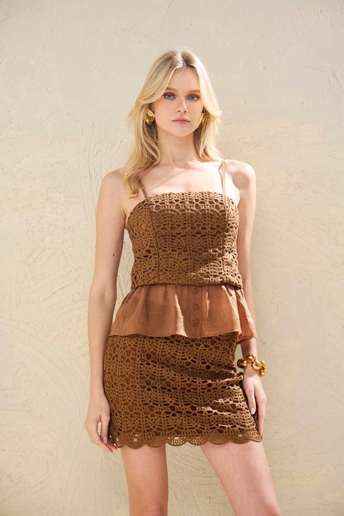 Blusa Guipure Exclusivo - Único
