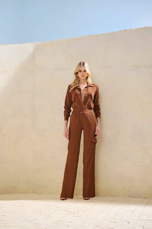 Conjunto Camisa Modern - Marrom