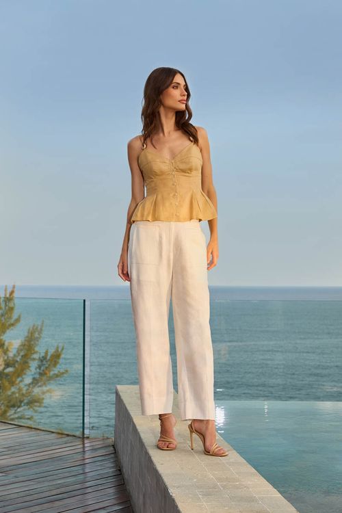 Top Corset Aplique - Única