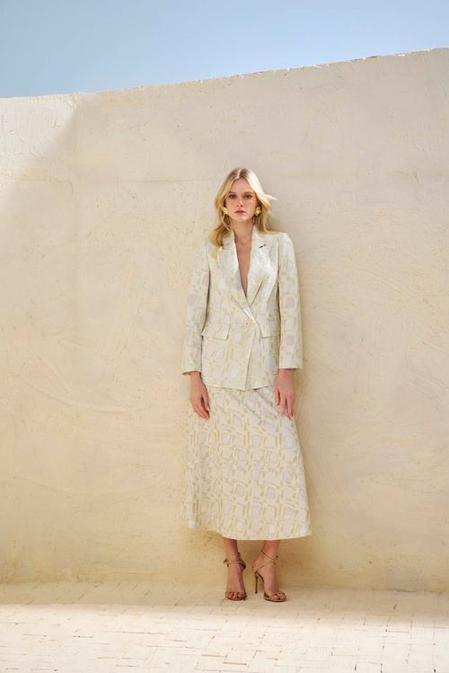 Blazer Alfaiataria Devorê - Única