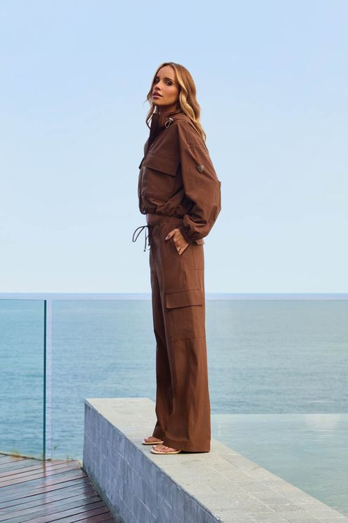 Conjunto SportWear - Marrom