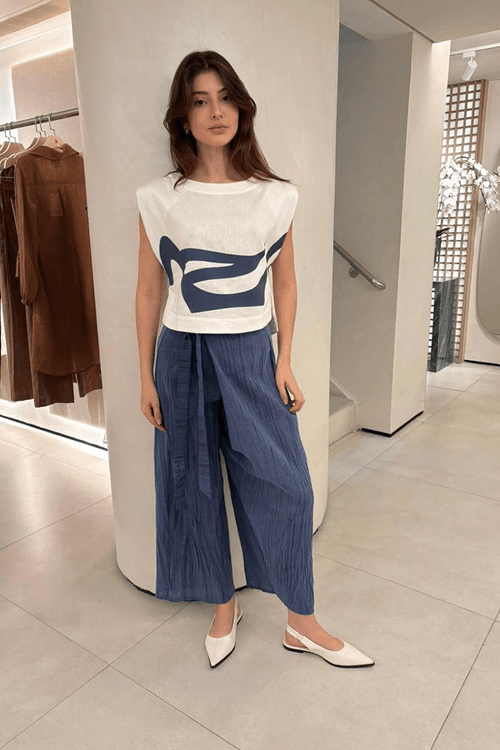 Calça Sarouel Vitange - Indigo