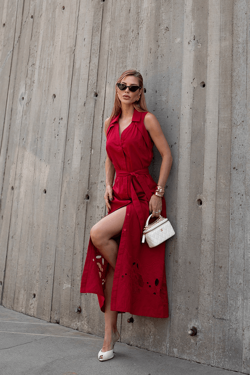 Chemisier Red Edit - Único