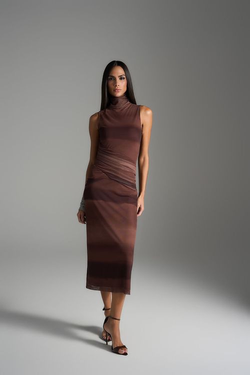 Vestido Tule Degradê - Única