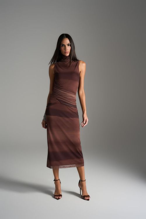 Vestido Tule Degradê - Única