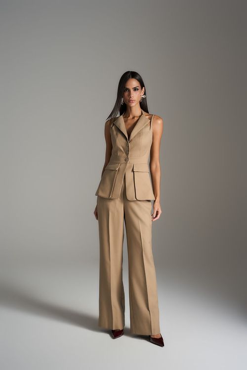 Conjunto Alfaiataria New - Caqui
