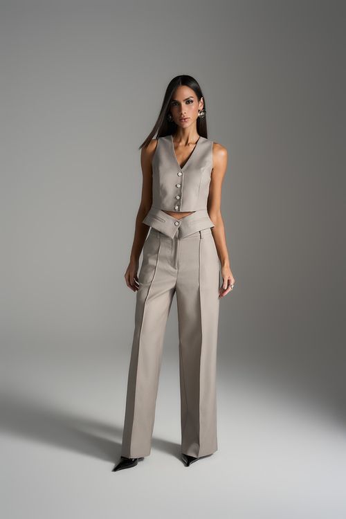 Conjunto Alfaiataria Essential - Shitake