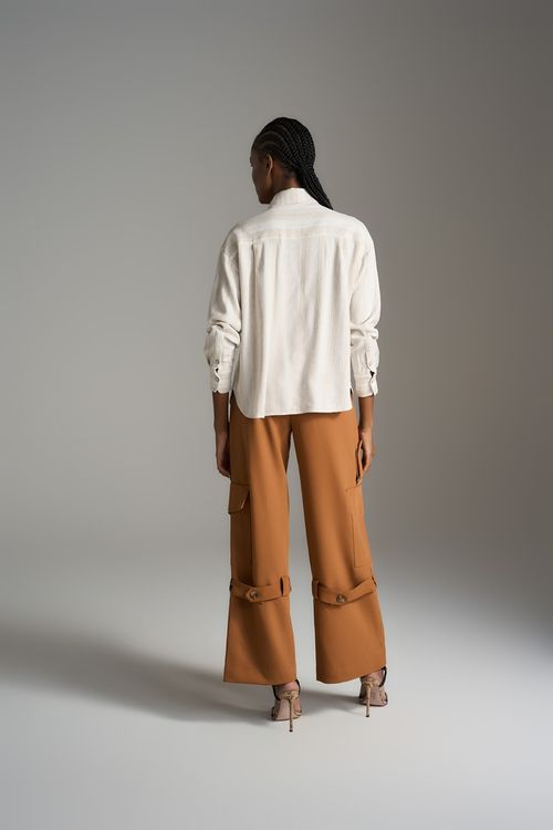 Camisa Linho Natural - Única