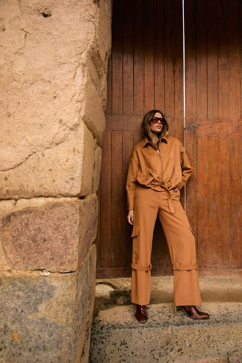 Jaqueta Suede Style - Caqui