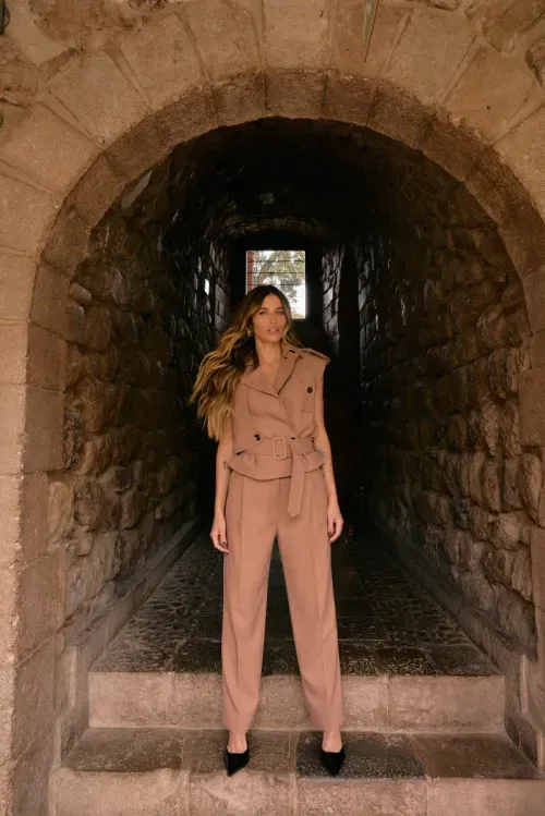 Conjunto Alfaiataria Concept - Marrom