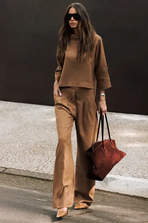 Conjunto Basic Chic - Caqui