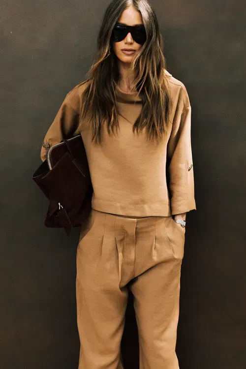 Conjunto Basic Chic - Caqui