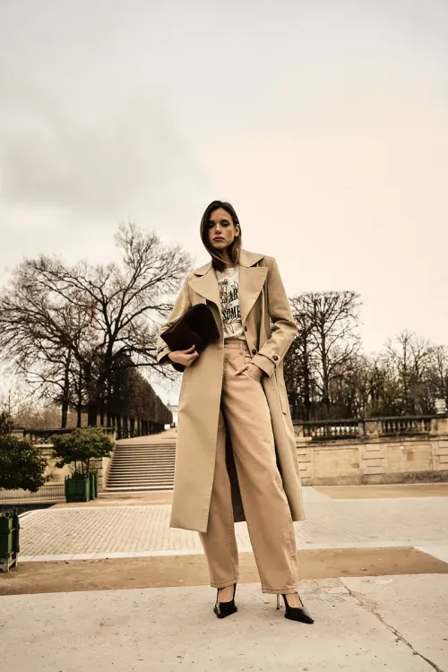Trench Coat Aline - Bege